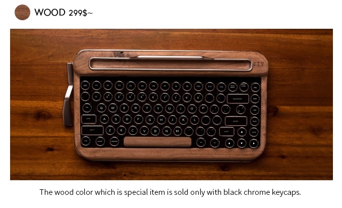 Bluetooth-клавиатура Penna в стиле старой печатной машники