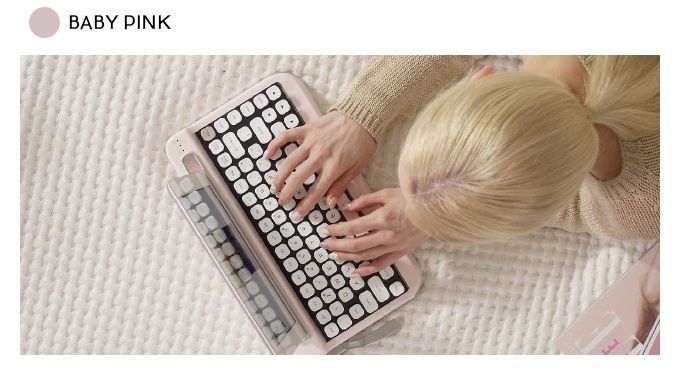 клавиатура в ретро стиле