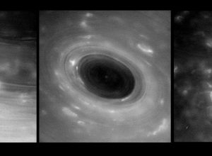 Первые кадры поверхности Сатурна сделанные Cassini