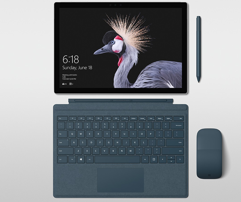 Новый планшет Microsoft Surface Pro 2017