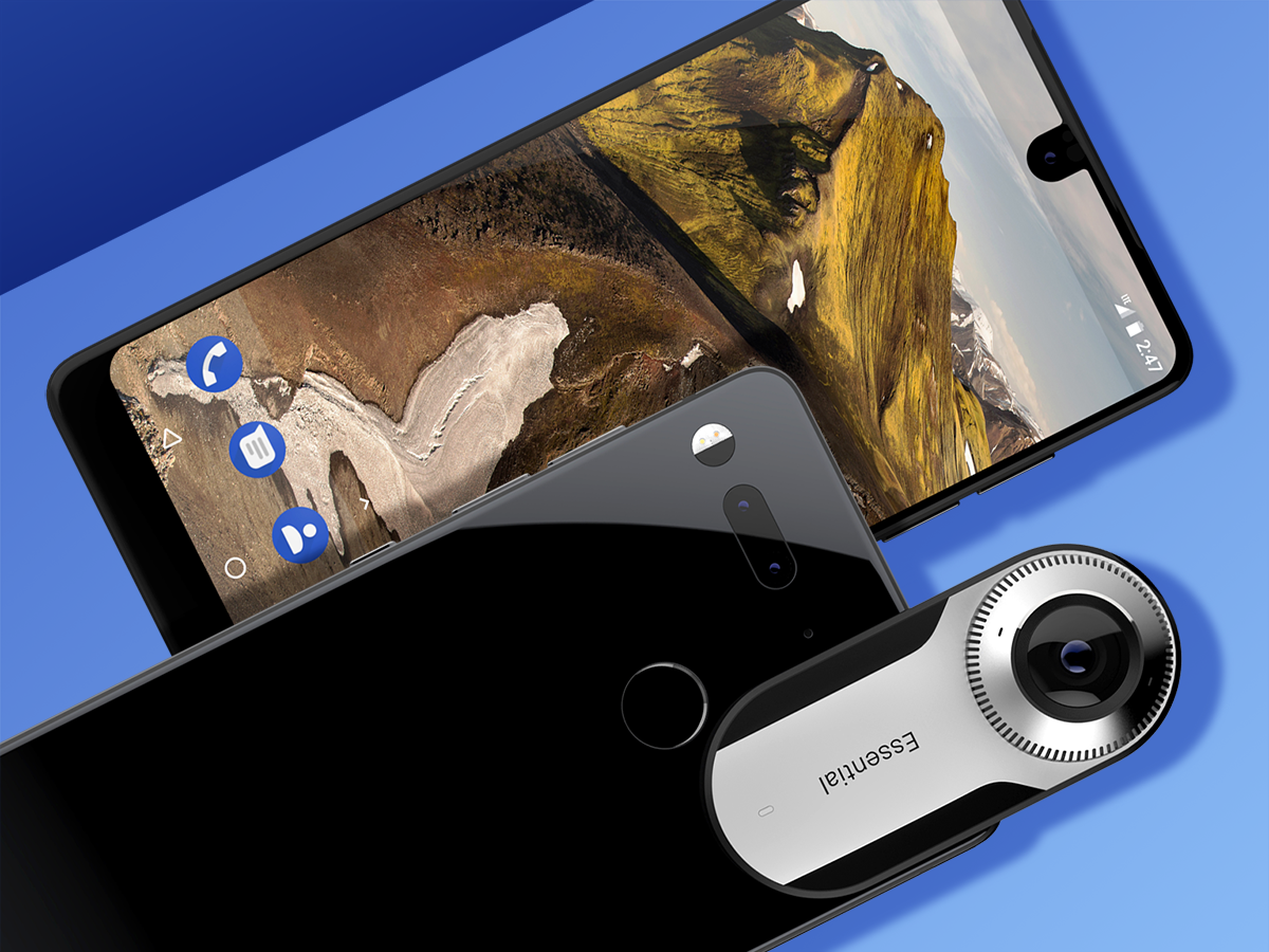 Смартфон Essential Phone получил миниатюрную сферическую камеру