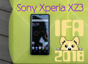 Премьера Sony Xperia XZ3 на IFA 2018