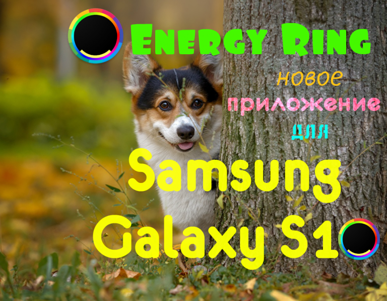 Лайфхак для Samsung Galaxy S10: приложение Energy Ring