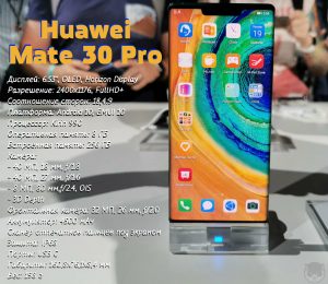 характеристики Huawei Mate 30 Pro